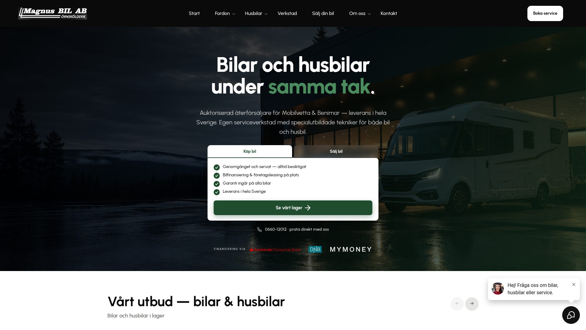 Magnus Bil – Bilhandel